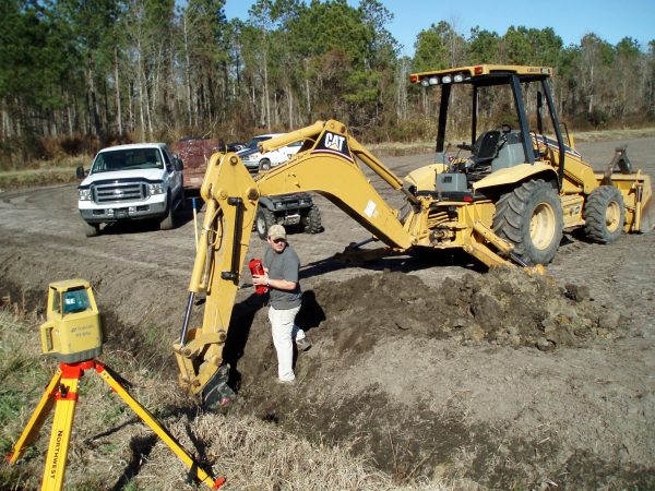 digging trench