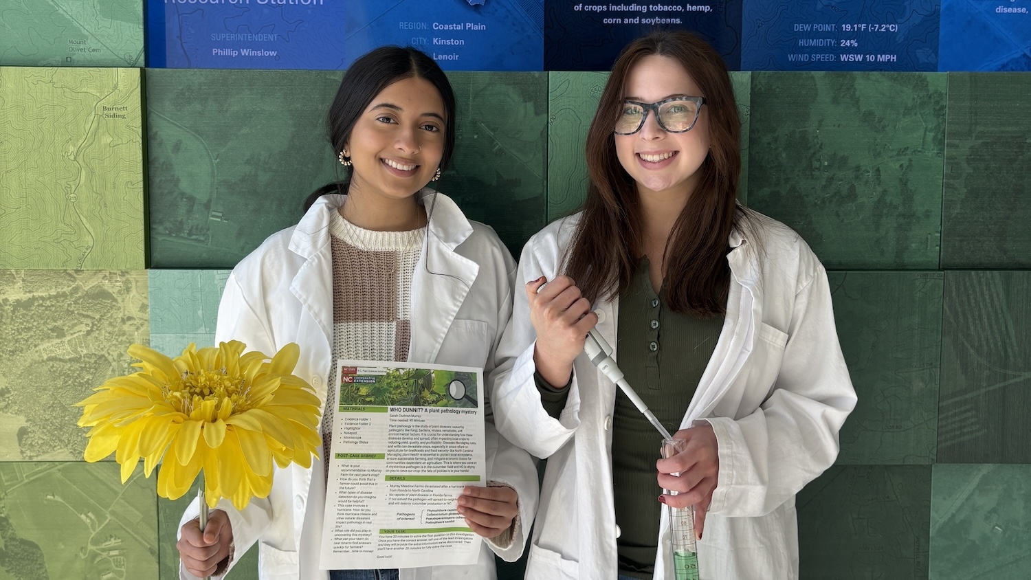 Suhanee Anand and Olivia McCormack
