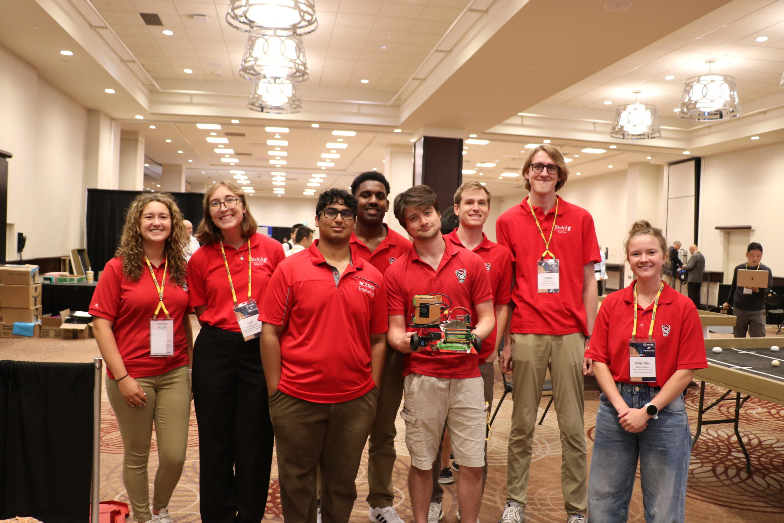 Team at the 2025 ASABE AIM Robotics Competition