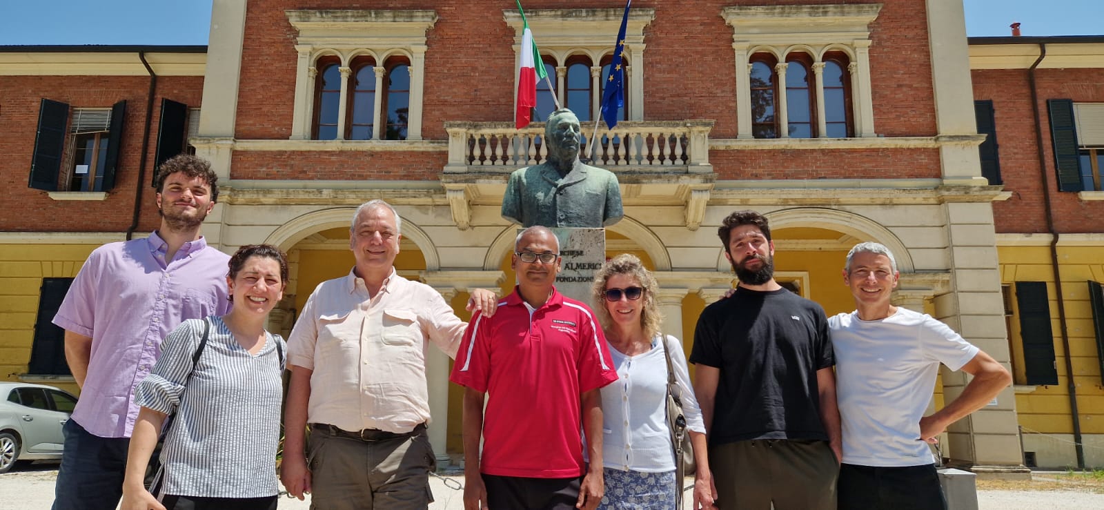 Kolar with his colleagues and team in Italy
